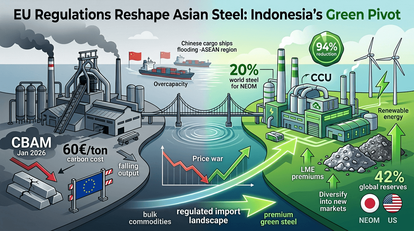 EU Regulations Motivate Indonesia’s Pivot to Green Steel